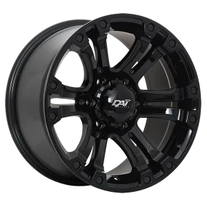 Dai Alloys – Crusher – Black – 18″x9″ 20mm – All weather Wheels – DW9518005